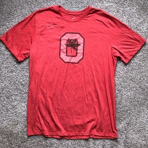 Ohio State Logo/Buckeye Leaf T-shirt